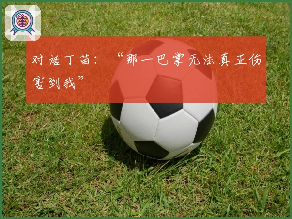 对话丁苗：“那一巴掌无法真正伤害到我”